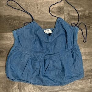 Zara spaghetti Crop Top